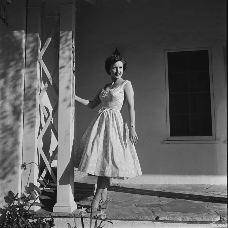 Betty White in a studio setting during her early career years