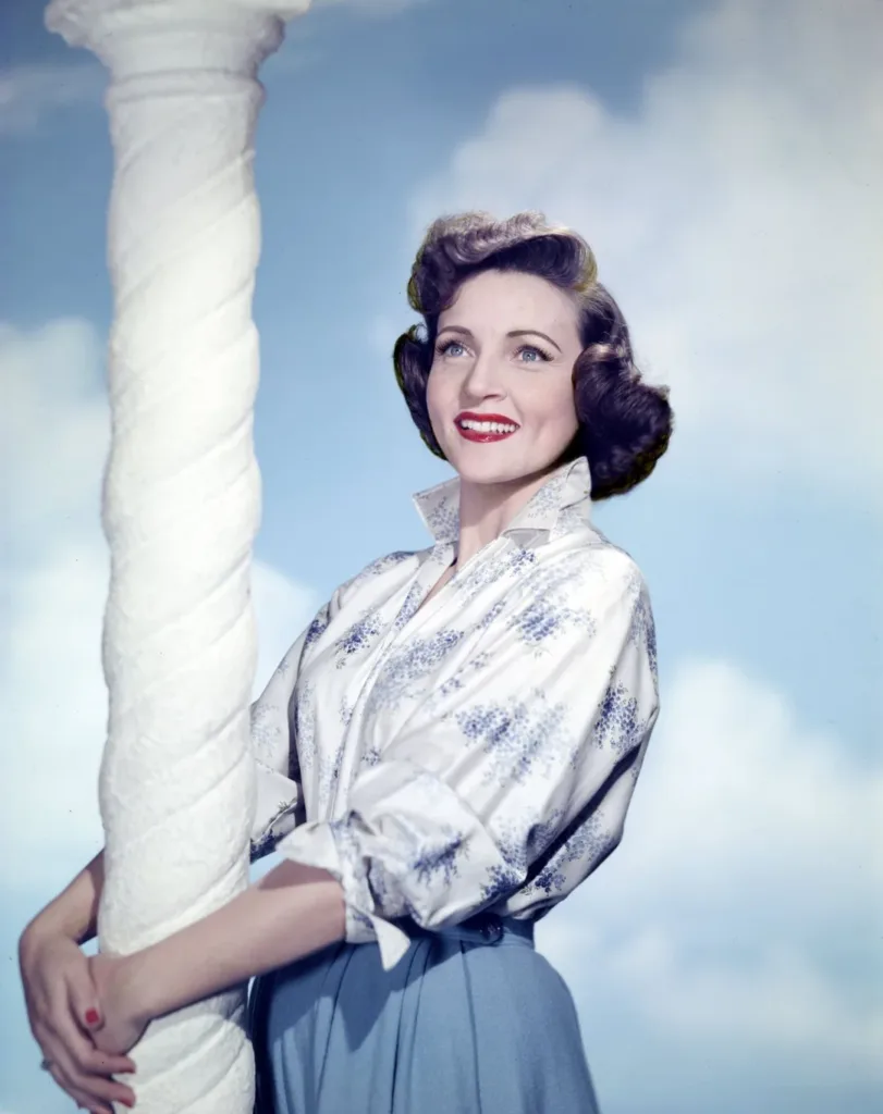 Betty White young in the late 1950s during her early television career