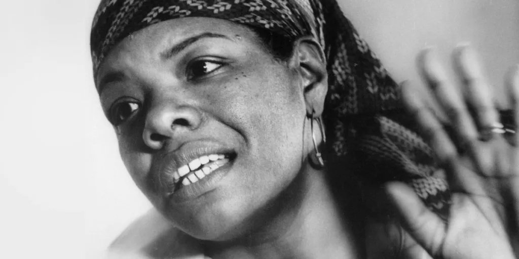 Tosh Angelos: Portrait of Maya Angelou during her early career years